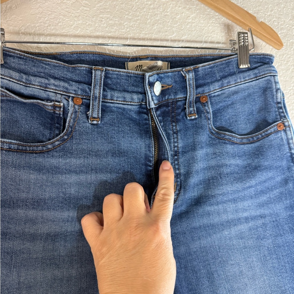Madewell Mid Rise Stove Pipe Straight Leg Denim Jeans Women’s 28 Casual Staple - Picture 3 of 8